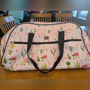 Lucas Pink Floral Travel Bag